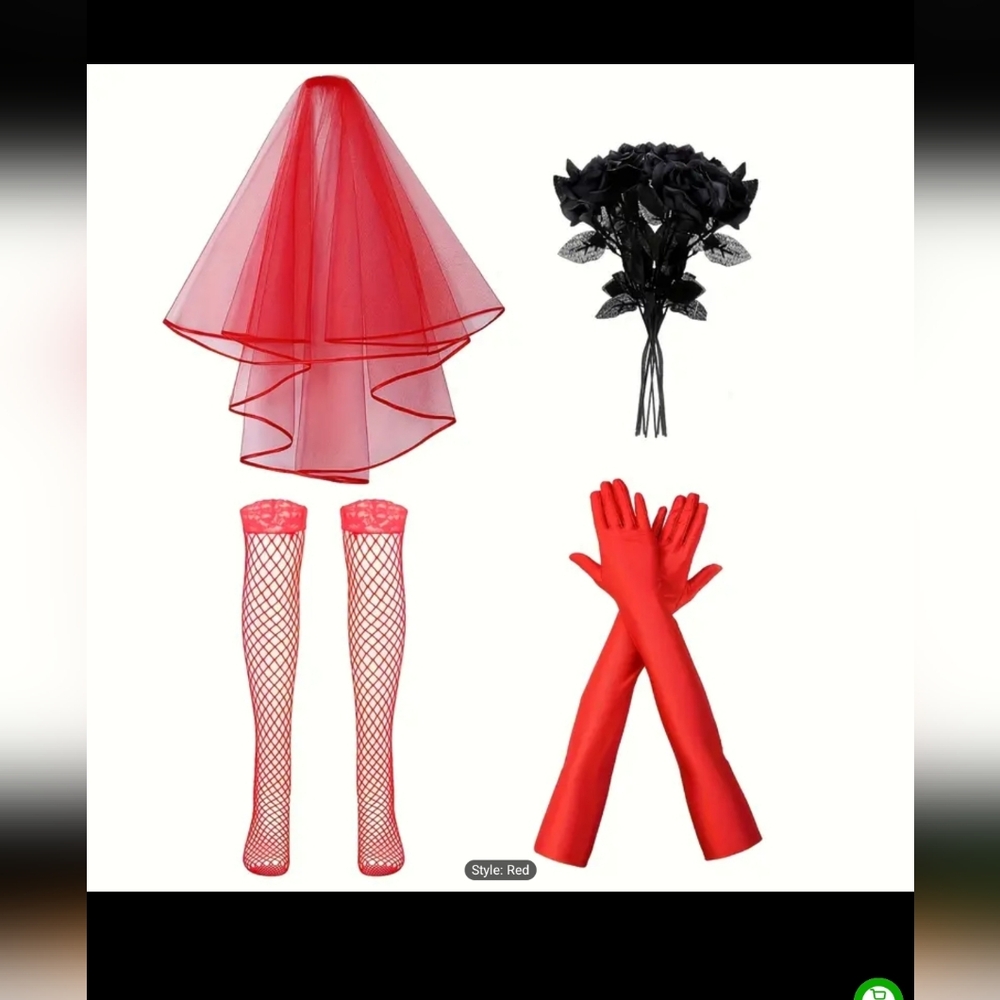 NWT Red Bride Costume